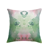 Playful Painter's Palette Panorama Indoor Pillow